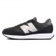 New Balance Sneakers 237 Suede Mesh Nero Grigio Donna