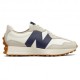 New Balance Sneakers 327 Suede Mesh Beige Blu Donna