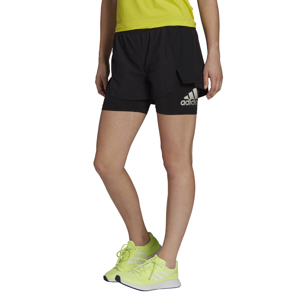 ADIDAS shorts sportivi 2 in 1 nero donna - Acquista online su Sportland