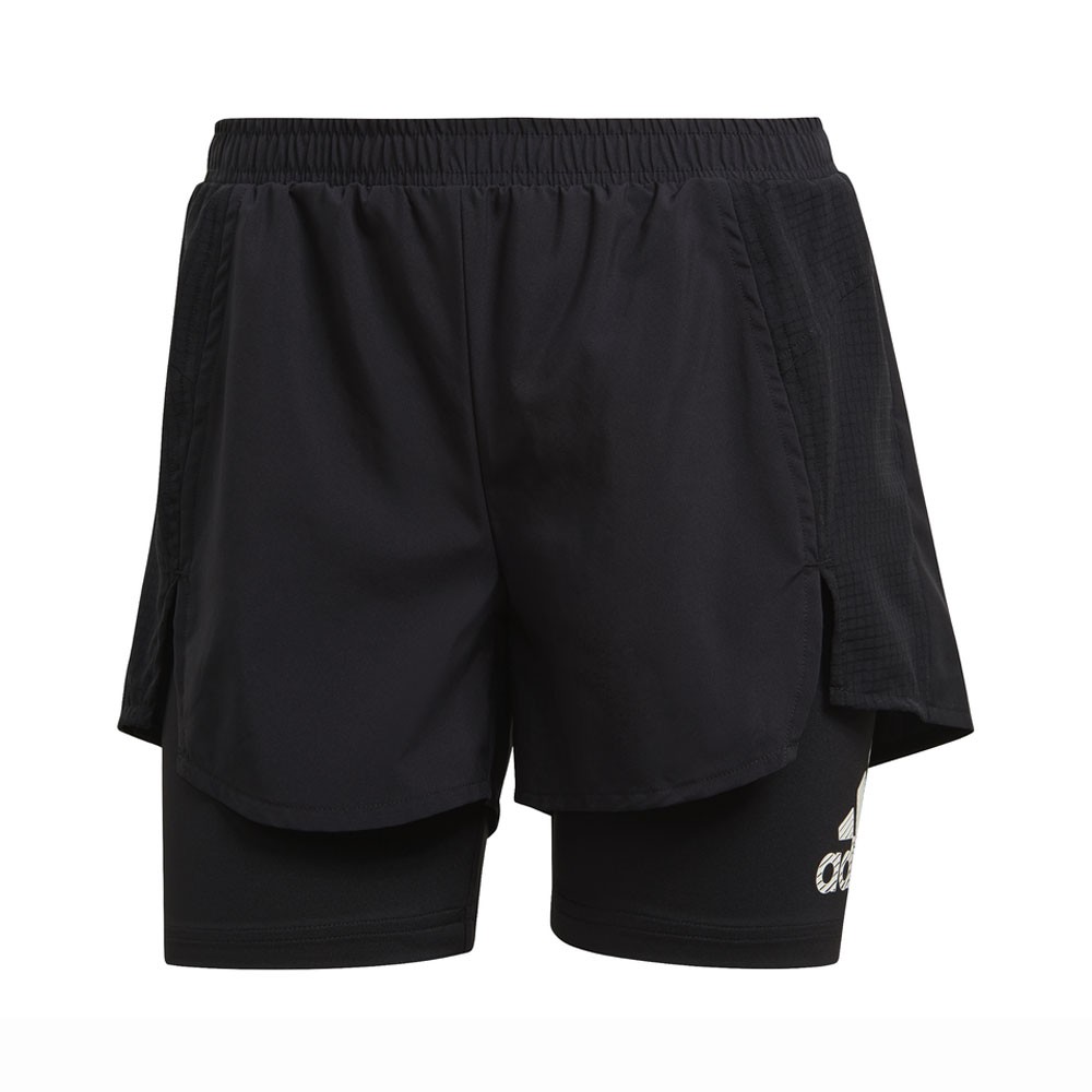 ADIDAS shorts sportivi 2 in 1 nero donna - Acquista online su Sportland
