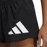 ADIDAS shorts sportivi bianco nero donna