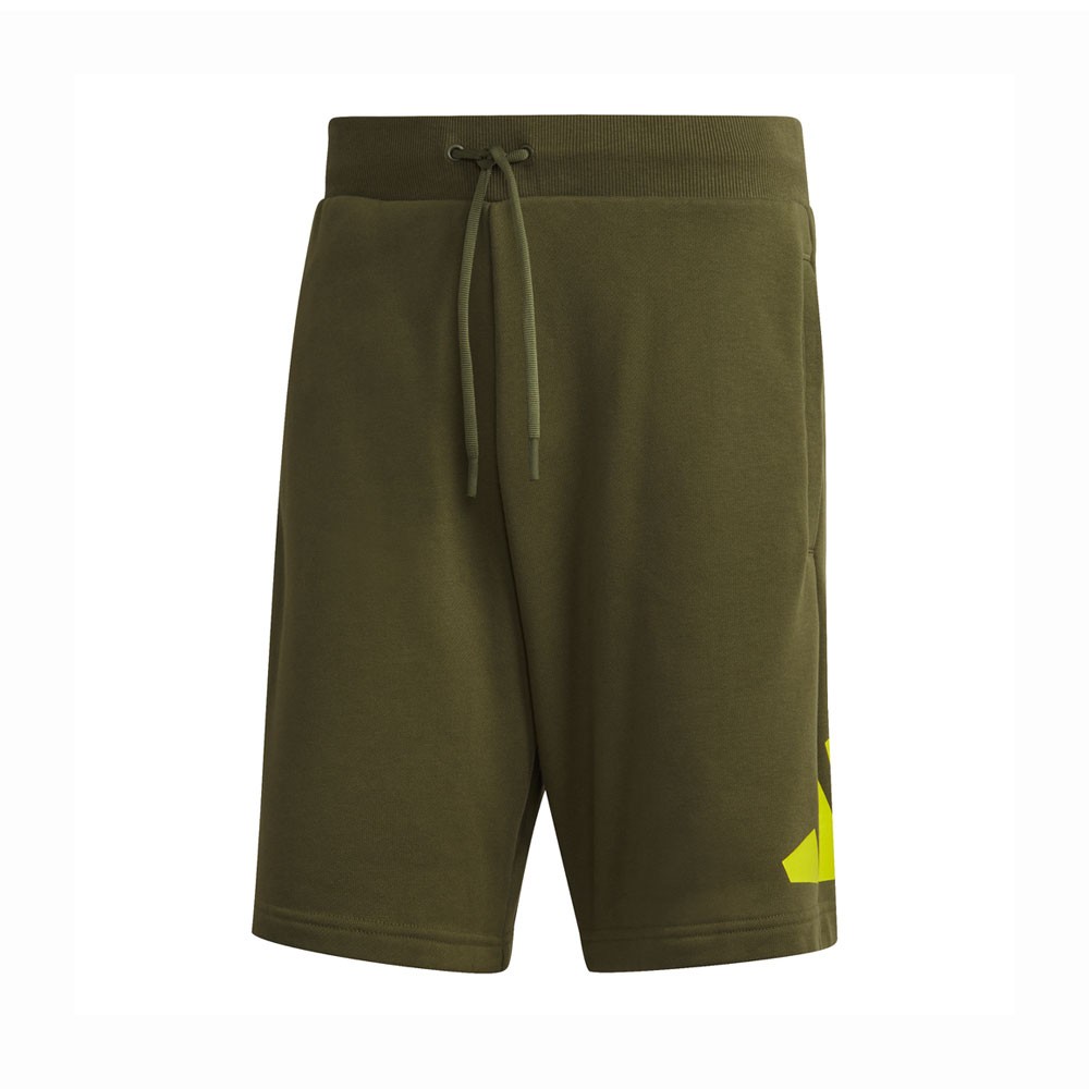 ADIDAS shorts sportivi logo verde uomo XL