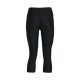 Under Armour Capri Tights Hg Nero Donna