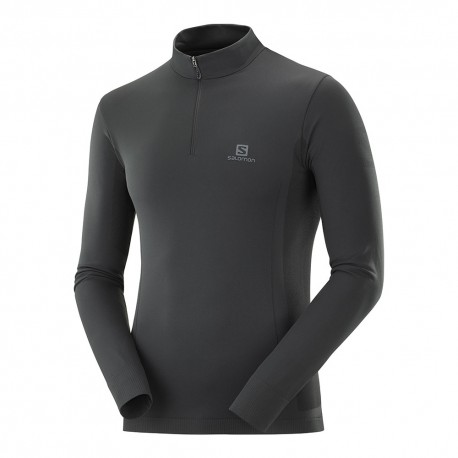 Salomon Maglia Trail Running Explore Seamless Nero Uomo