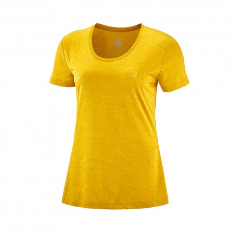 Salomon T-Shirt Trail Running Agile Marrone Donna