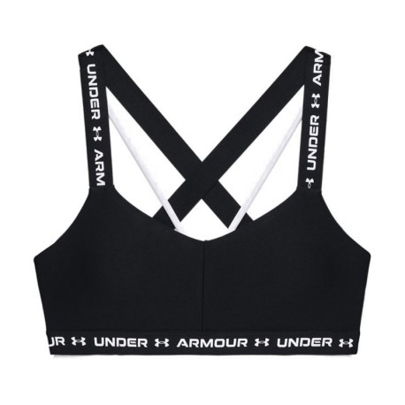 Under Armour Reggiseno Sportivo Cross Back Low Nero Donna