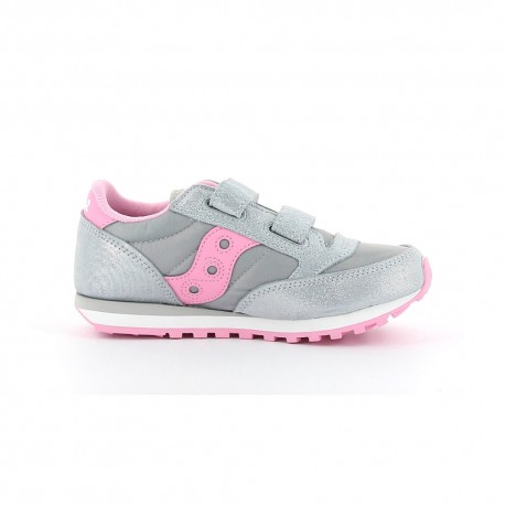 Saucony Sneakers Jazz Double Hl Psv Grigio Rosa Bambina