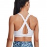 Under Armour Reggiseno Sportivo Cross Back Mid Bianco Donna