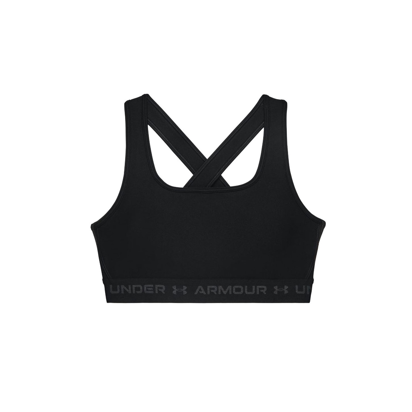 Under Armour Noir Crossback Mid Bra Donne Nero - Immagine 2