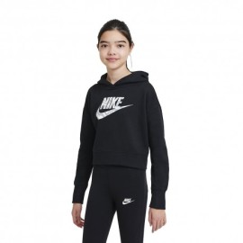 Nike Felpa Con Cappuccio Rtl Pack Nero Bambina