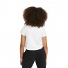 Nike T-Shirt Crop Swoosh Sportswear Bianco Bambina