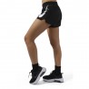 Nike Short Running Swoosh Nero Bianco Donna