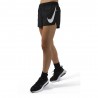 Nike Short Running Swoosh Nero Bianco Donna