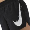 Nike Short Running Swoosh Nero Bianco Donna