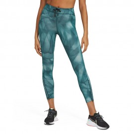 Nike Leggings Running Dvn Epic Verde Argento Donna