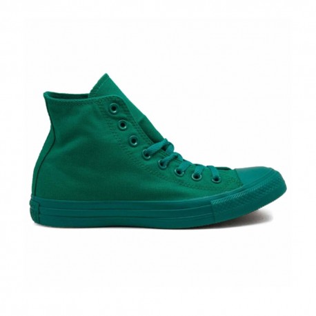 Converse Sneakers Alte Monocrome All Star Canvas Verde Donna