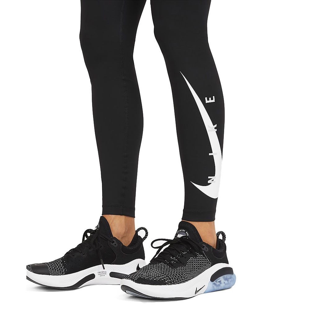 Nike Leggins Running 7/8 Swoosh Nero Grigio Donna - Acquista online su  Sportland