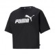 Puma T-Shirt Crop Nero Donna