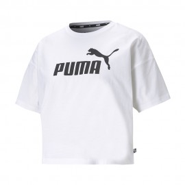 Puma T-Shirt Crop Bianco Donna