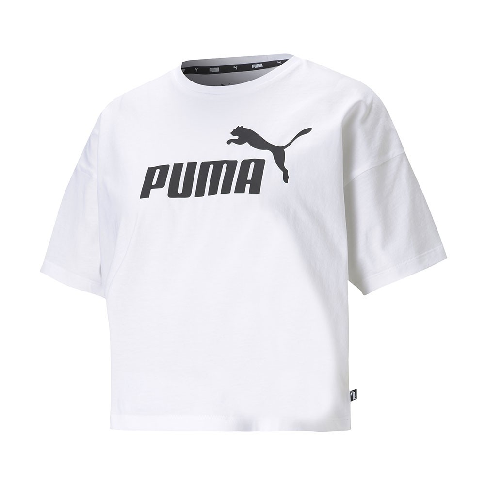 Image of Puma T-Shirt Crop Bianco Donna M