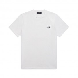 Fred Perry T-Shirt Girocollo Bianco Uomo