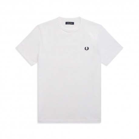 Fred Perry T-Shirt Girocollo Bianco Uomo