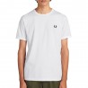 Fred Perry T-Shirt Girocollo Bianco Uomo