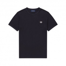 Fred Perry T-Shirt Girocollo Blu Uomo