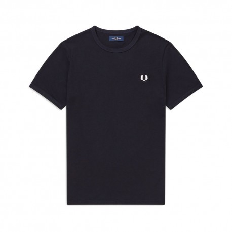 Fred Perry T-Shirt Girocollo Blu Uomo