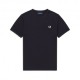 Fred Perry T-Shirt Girocollo Blu Uomo