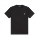 Fred Perry T-Shirt Girocollo Nero Uomo