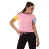 Champion T-Shirt Bicolore Rosa Donna