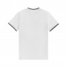 Fred Perry T-Shirt Collo Righe Bianco Uomo