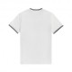 Fred Perry T-Shirt Collo Righe Bianco Uomo
