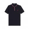 Fred Perry Polo S Bottoni Nero Uomo