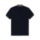 Fred Perry Polo Collo Righe Blu Uomo