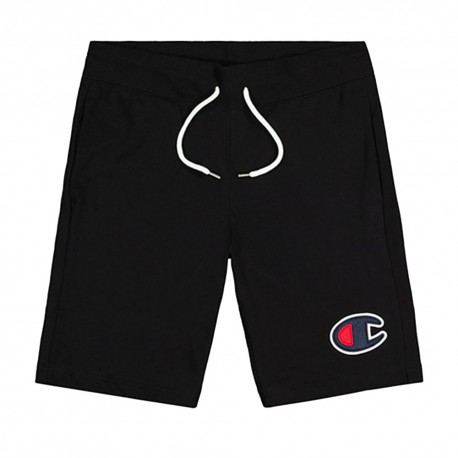 Champion Shorts C Logo Nero Uomo