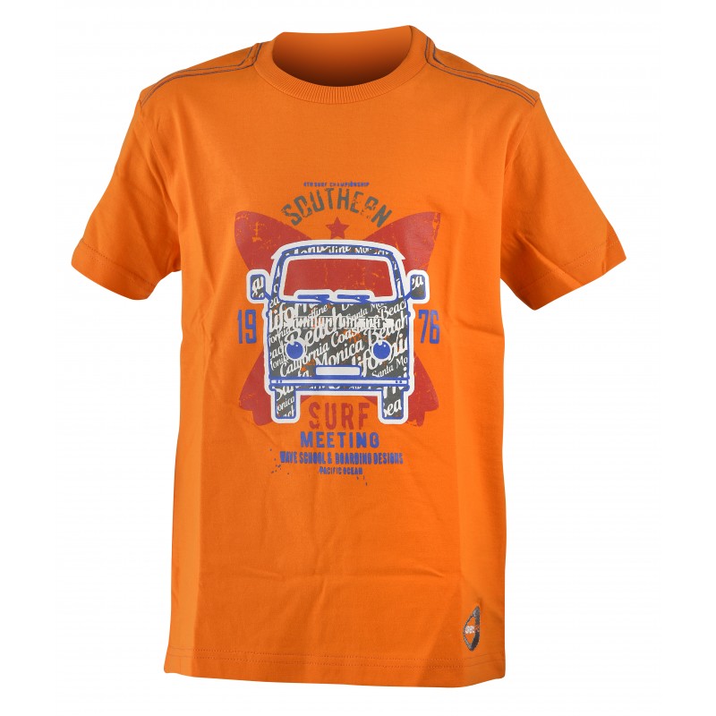 Get Fit T-Shirt Bus Arancio Bambino