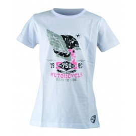 Get Fit T-Shirt Teschio Bianco Bambina