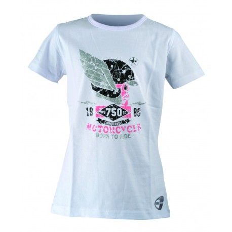 Get Fit T-Shirt Teschio Bianco Bambina