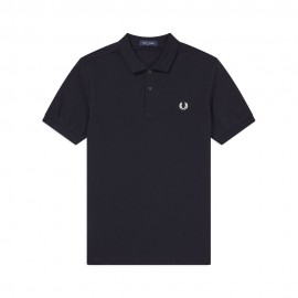 Fred Perry Polo Tono Su Tono Blu Uomo