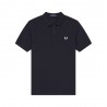 Fred Perry Polo Tono Su Tono Blu Uomo