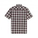 Fred Perry Camicia Manica Corta Quadri Rosso Uomo