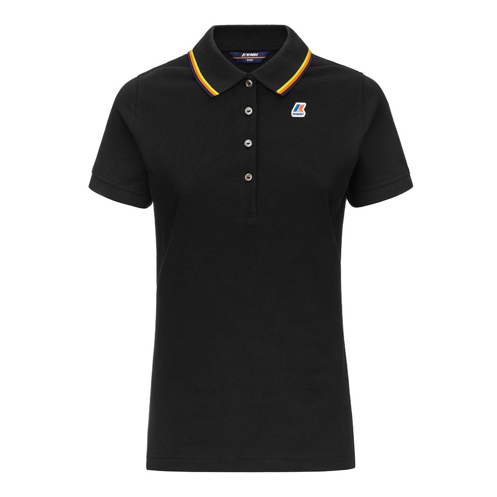 K-Way Polo Stretch Nero Donna M - 78/80 cm
