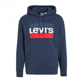 Levi's Felpa Logo Blu Uomo