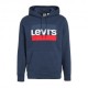 Levi's Felpa Logo Blu Uomo