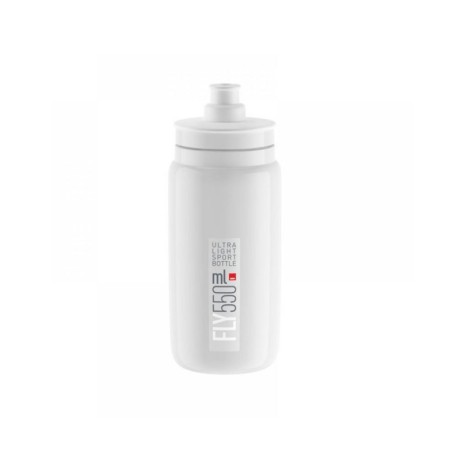 Elite Borraccia Bici Fly 550ml Bianco