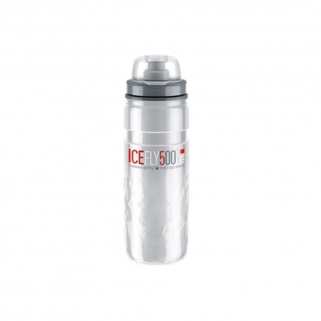 Elite Borraccia Bici Thermo Ice Fly 500ml Trasparente