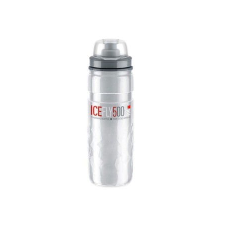 Elite Borraccia Bici Thermo Ice Fly 500ml Trasparente