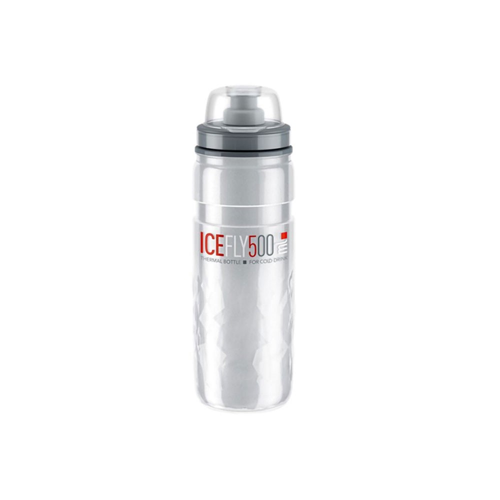 Elite Borraccia Bici Thermo Ice Fly 500ml Trasparente TU